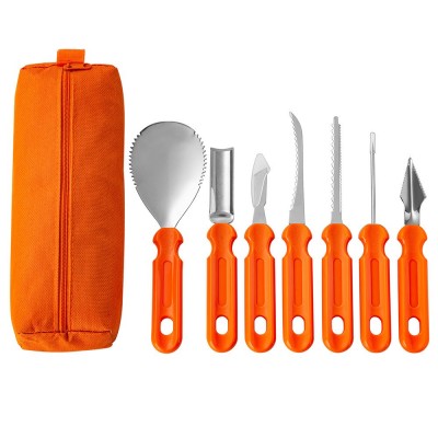 DIY Pumpkin Carving Kit, Heavy Duty Stainless Steel Tools for Halloween Decor-img1